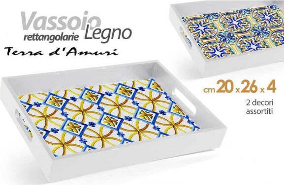 Vassoio-Portata-Rettangolare-Legno-20x26x4cm-Con-Manici-2-Decori-Mosaico-822124
