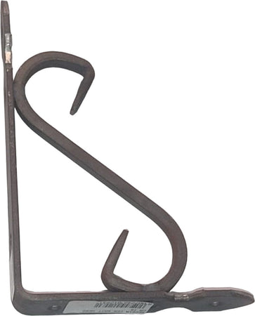 VECA---REGGIMENSOLA-IN-FERRO-BATTUTO-PER-ARREDO-CASA-25CM---COLORE-NERO-ANTICATO