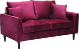 VELVET---divano-in-velluto-due-posti-Rosso-Milani-Home