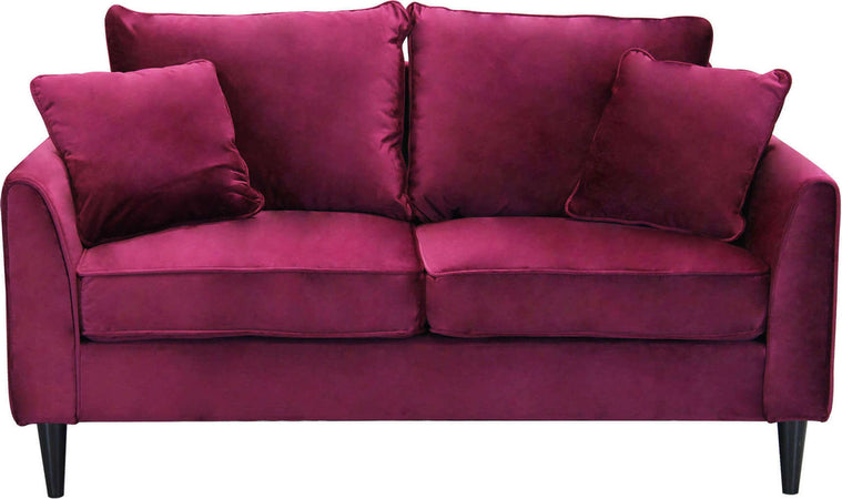 VELVET---divano-in-velluto-due-posti-Rosso-Milani-Home