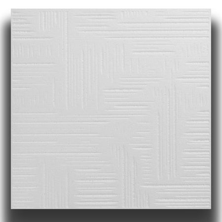 10 o 20mq (40 oppure 80 pezzi) di pannello decorativo a soffitto in polistirene compatto 50x50cm (spess. 1cm) VENA Eternal Parquet