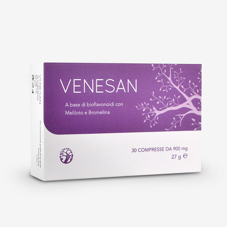 Venesan 30 Compresse – Integratore per Circolazione, Varici, Emorroidi e Fragilità Capillare