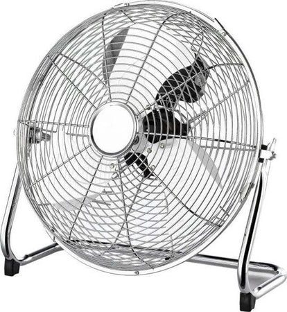 Ventilatore-Da-Pavimento-Terra-In-Metallo-120w-Con-3-Pale-50cm-Motore-3-Velocità