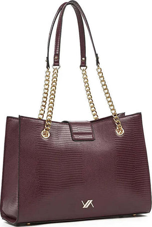VERDE-FASHION-|-Borsa-a-spalla-effetto-coccodrillo
