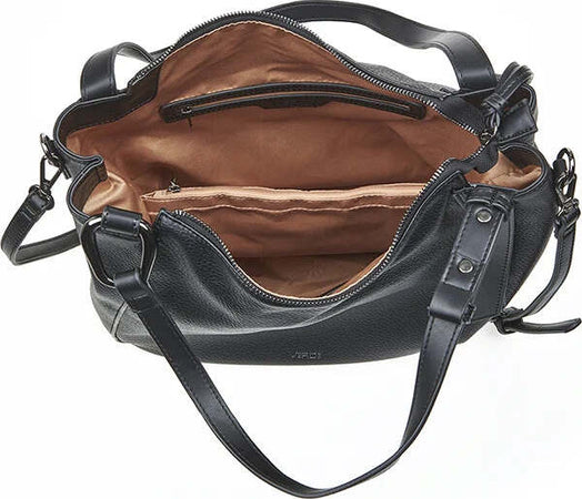 VERDE-FASHION-|-Borsa-a-spalla-morbida-chiusura-zip