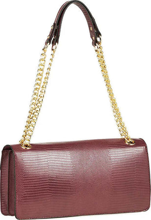 VERDE-FASHION-|-Borsa-baguette-effetto-coccodrillo