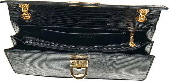VERDE-FASHION-|-Borsa-baguette-effetto-coccodrillo
