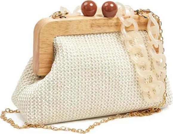 Verde Fashion Borsa Donna Pochette in Tessuto Paglia a Tracolla Con Manico a Catena Borsetta Elegante Con Chiusura Magnetica E Interno Foderato 26x18x10cm Moda/Donna/Borse/Pochette e Clutch You Store - Messina, Commerciovirtuoso.it