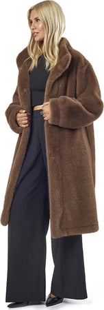 VERDE-FASHION-|-Cappotto-midi-eco-pelliccia