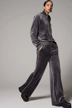 VERDISSIMA-|-Pantalone-modello-jogger-con-tasche-Ciniglia