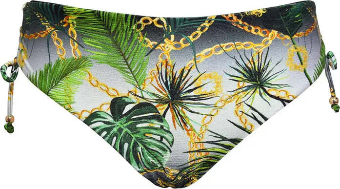 Verdissima Slip Donna Da Mare Con Coulisse Catena Jungle Slip Mare Fashion Nastrini Laterali Moda/Donna/Abbigliamento/Mare e piscina/Bikini/Slip tanga e culotte You Store - Messina, Commerciovirtuoso.it