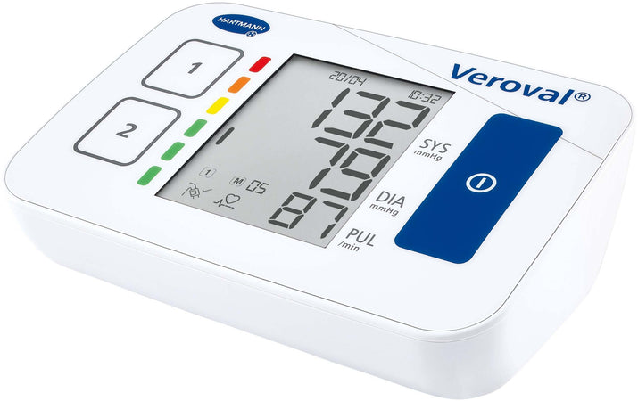Veroval Hartmann compatto Misuratore Pressione Sanguigna Arteriosa da Braccio Digitale Funzione di Rilevamento dell'aritmia Memoria e Ampio Display LED
