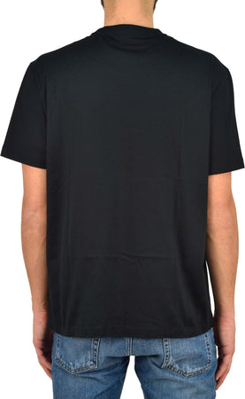Versace-T-shirt-Nera-Uomo-Cotone-Logo-Mod.-A76602/A201952-da-uomo