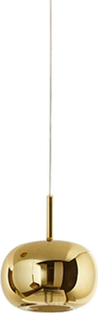 Vetro-Borosilicato-Contemporaneo-Rain-Oro-Specchiato-D22,5-Senza-Rosone