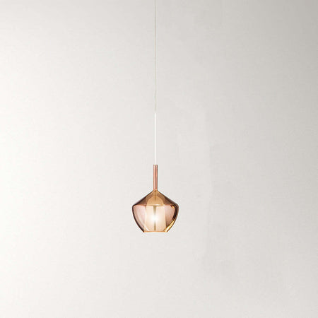 Vetro-Borosilicato-Contemporaneo-Rain-Rame-Specchiato-D22,5-Senza-Rosone