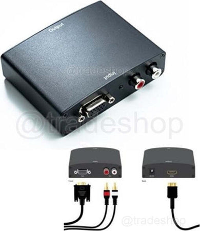 Video Converter Convertitore Da Analogico Vga + Audio R/l A Hdmi Tv Monitor Pc Commercio Industria e Scienza/Impianti elettrici/Prodotti per semiconduttori/Componenti di segnale/Convertitori di segnale/Convertitori da analogico a digitale Trade Shop italia - Napoli, Commerciovirtuoso.it