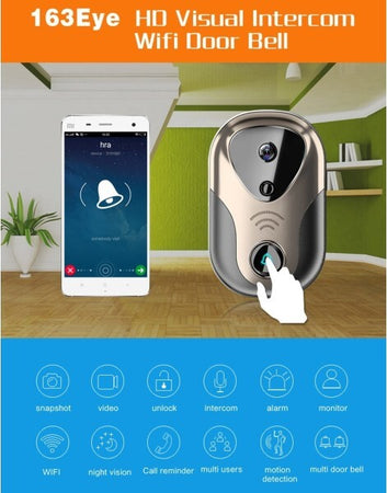 Videocitofono Campanello Wireless Wifi Smartphone Android Ios Video Citofono 163 Fai da te/Materiale elettrico/Citofoni Trade Shop italia - Napoli, Commerciovirtuoso.it