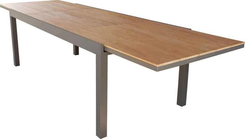 VIDUUS---tavolo-da-giardino-in-alluminio-200/300x95-Taupe-Milani-Home