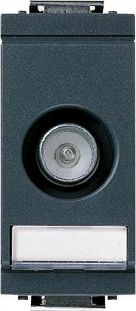 VIMAR---IDEA-MODULO-STRETTO-PRESA-COASSIALE-PASSANTE-TV-RD-SAT-PASSANTE-10DB-MASCHIO***