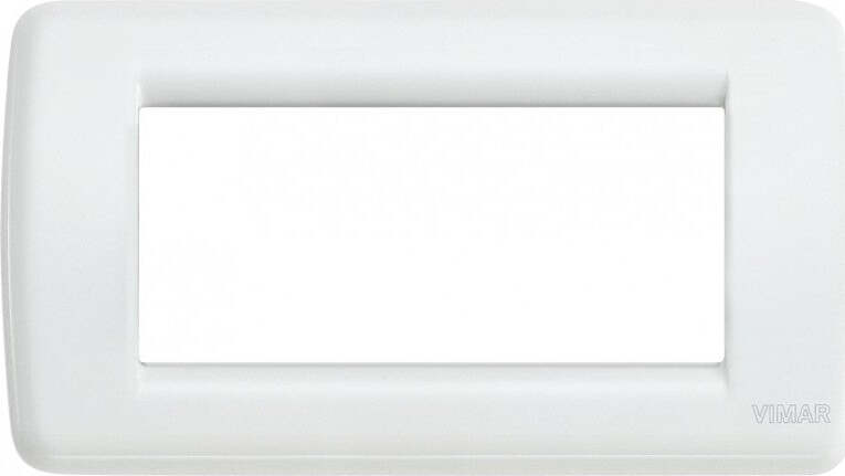 VIMAR-PLACCA-IDEA-RONDO'-4M-MET.-BIANCO