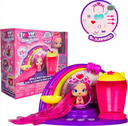 Vip Pets Glam Gems Il Salone Di Fabio And Fabia, Set Da Parrucchiere Con L'esclusiva Bambola Shiara E 17 Accessori, Regalo Giocattolo Per Bambini E Bambine Dai 3 Anni In Su Giochi e giocattoli/Personaggi giocattolo/Set da gioco con pupazzetti Cartoleria Deja Vu - Crotone, Commerciovirtuoso.it