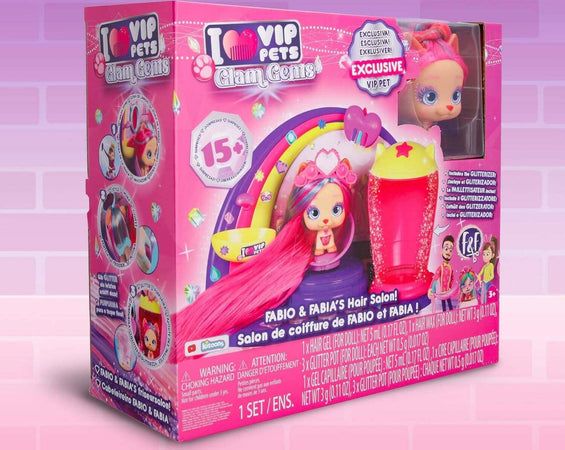 Vip Pets Glam Gems Il Salone Di Fabio And Fabia, Set Da Parrucchiere Con L'esclusiva Bambola Shiara E 17 Accessori, Regalo Giocattolo Per Bambini E Bambine Dai 3 Anni In Su Giochi e giocattoli/Personaggi giocattolo/Set da gioco con pupazzetti Cartoleria Deja Vu - Crotone, Commerciovirtuoso.it