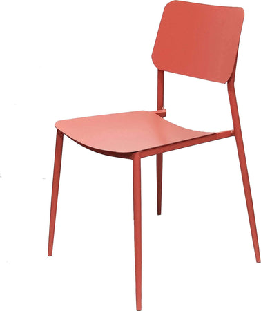 VIPER---sedia-in-metallo-da-giardino-Rosso-Corallo-Milani-Home
