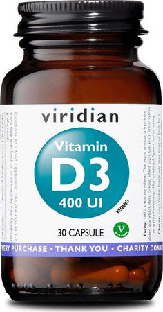 Viridian-Vitamina-D3-400-UI-30-capsule-Integratore-alimentare