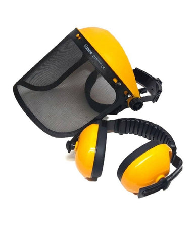 Visiera Per Decespugliatore Cuffie Regolabile A Rete Protettiva Maschera 435320