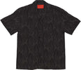 VISION-OF-SUPER-Camicia-Manica-Corta-Uomo-Flames-Aop-Shirt-Black-da-uomo