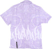 VISION-OF-SUPER-Camicia-Manica-Corta-Uomo-Spray-Flames-Bandana-Shirt-Lilac-da-uomo