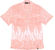 VISION-OF-SUPER-Camicia-Manica-Corta-Uomo-Spray-Flames-Bandana-Shirt-Pink-da-uomo
