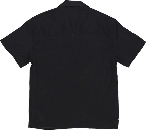 VISION-OF-SUPER-Camicia-Manica-Corta-Uomo-Tribal-Flames-Print-Shirt-Black-da-uomo