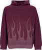 VISION-OF-SUPER-Felpa-Cappuccio-Uomo-Corrosive-Flames-Hoodie-Grape-Wine-da-uomo