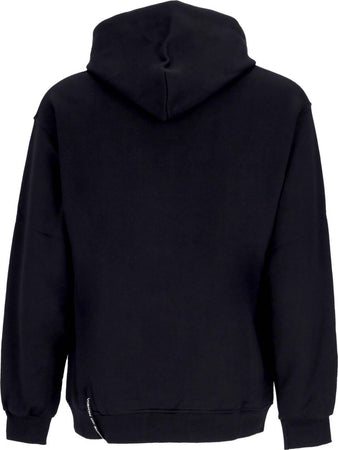 VISION-OF-SUPER-Felpa-Cappuccio-Uomo-Rock-Mouth-Print-Hoodie-Black-da-uomo