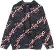 VISION-OF-SUPER-Felpa-Leggera-Cappuccio-Uomo-Allover-Leopard-Hoodie-Pink/grey-da-uomo