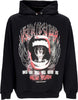 VISION-OF-SUPER-Felpa-Leggera-Cappuccio-Uomo-Cobra-Mouth-Print-Hoodie-Black-da-uomo