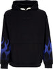 VISION-OF-SUPER-Felpa-Leggera-Cappuccio-Uomo-Flames-Hoodie-Black/blue-da-uomo
