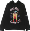 VISION-OF-SUPER-Felpa-Leggera-Cappuccio-Uomo-Puppet-Print-Oversize-Hoodie-Black-da-uomo