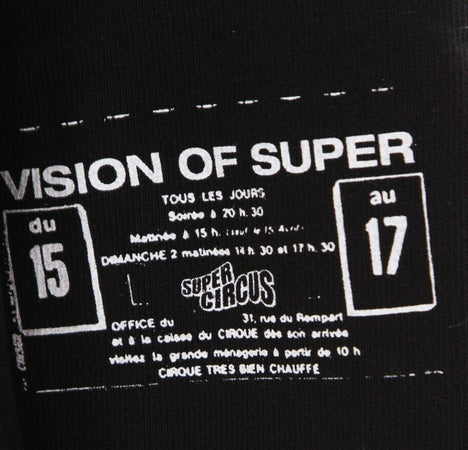 VISION-OF-SUPER-Felpa-Leggera-Cappuccio-Uomo-Tongue-Print-Oversize-Hoodie-Black-da-uomo