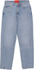 VISION-OF-SUPER-Jeans-Uomo-Printed-Flames-and-Logo-Jeans-Denim-Blue-da-uomo