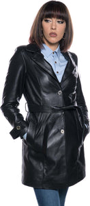 Viviana-Bis---Cappotto-Donna-Nero-in-vera-pelle