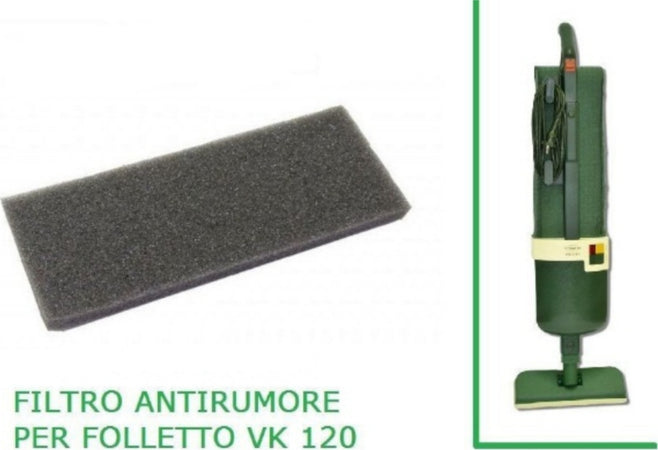 VORWERK FOLLETTO FILTRO ANTIRUMORE PER VK120 SPUGNA COPRI MOTORE Casa e cucina/Aspirapolvere e pulizia di pavimenti e finestre/Accessori per aspirapolvere/Filtri/Filtri per aspirapolvere verticale Rossi Ricambi - Venetico Marina, Commerciovirtuoso.it