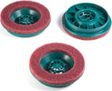 VORWERK-FOLLETTO-LUCIDATRICE-PL510-PL511-PL512-TRIS-SPAZZOLE-PAD-(RUVIDE)