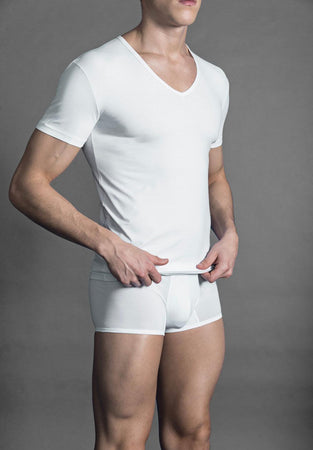Perofil Maglia Intima in Cotone da Uomo Scollo V Profondo 4Seasons VPRT00307 S33 - Passarelli Biancheria