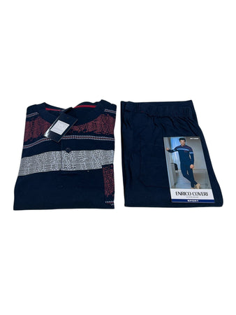 Pigiama Uomo Primavera/Estate Enrico Coveri EP1058 Cotone