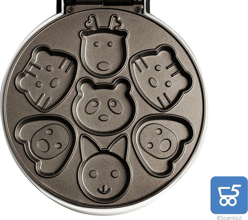 Waffle Wow Macchina per frittelle Pancakes waffle con Forme di animali Elettrico Antiaderente 220V