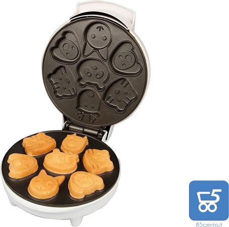Waffle Wow Macchina per frittelle Pancakes waffle con Forme di animali Elettrico Antiaderente 220V
