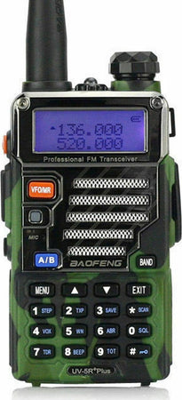 Walkie Talkie BAOFENG UV-5R+PLUS VHF UHF 5W Radio Portatile - No Accessori