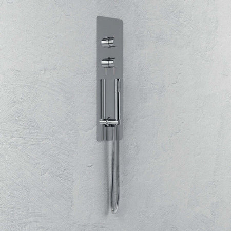 Wall Kit A Parete Da Incasso A Muro Acciaio Inox Cromato Lucido Deviatore Doccetta Doccia Fai da te/Attrezzature per cucine e bagni/Attrezzature per bagni/Docce e componenti doccia/Filtri supporti e soffioni doccia/Docce fisse Ogomondo - Martina Franca, Commerciovirtuoso.it